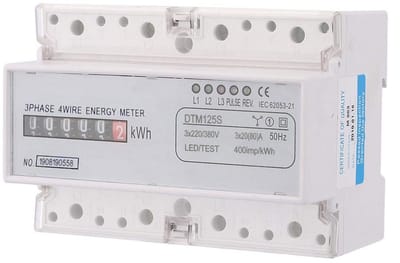 Digitale Driefasige Elektriciteitsmeter 20-80A KWh Verbruiksdisplay