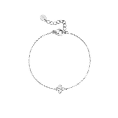 Lucky Spark Armand | RVS (verkleurt niet) | Zilverkleurig | Zilveren Armbanden | Beste Cadeau Voor Haar