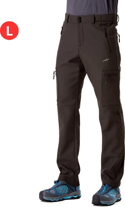Bovista Skibroek - Skipak - Snowboard Broek - Winterbroek - Sneeuwbroek - Heren - Wintersport - Outdoor - Koffie - Maat L