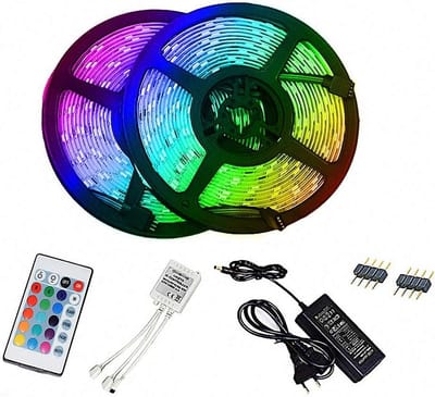 Slimme LED-stripverlichting - Flexibele Verlichting Kleurveranderende Strip - Decoratieve Sfeerverlichting - 150 Hoge Helderheid LED's - 10M - RGB