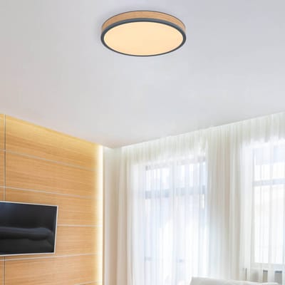 Globo - plafonniere - Doro - grijs - metaal - Ø 45cm - LED - 416080WD2R-CCT