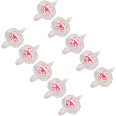 Kit de 10 Clapet Anti-retour PP Unidirectionnel Sans Retour Contrôle de Flux Réduction de Diamètre pour Aquarium 3 à 5