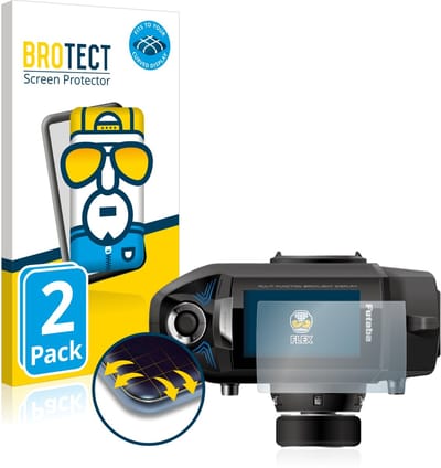 BROTECT - Screenprotector voor Futaba 4PM R304SB - Folie Beschermfolie transparant volledig dekking - 2 Stuks