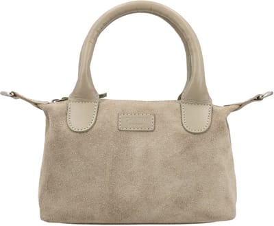 Charm London Buckingham Royale Handtas - Schoudertas - Crossbody - Suede - Leer - Leren Dames Tas - Zand