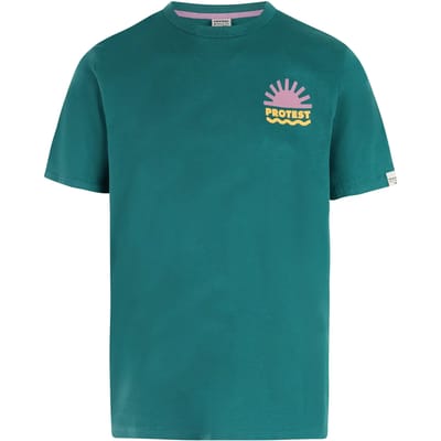 Protest PRTRenhold - T-shirt Heren - Korte mouwen - Ronde hals - Normale pasvorm - Crème