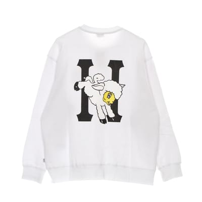 Flocked Classic H Crew damessweater met ronde hals