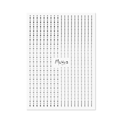 Moyra Nailart Strip Dots 02 Silver
