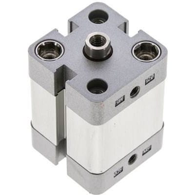 ISO 21287 Compacte Dubbelwerkende Cilinder 25-15mm - Magnetisch