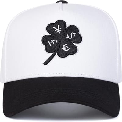 Unisex Vierklauw Borduurwerk Baseballpetten Lente Herfst Buiten Verstelbare Casual Petten Zonnehoed Sportpet white