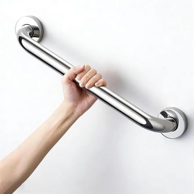 Veiligheidsbeugel Badkamer - Antislip steun - Veiligheid Thuis - Roestvrij Staal - 30-150 cm - Zilverkleurig