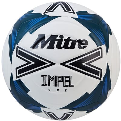 Mitre Impel One Voetbal Blauw 2