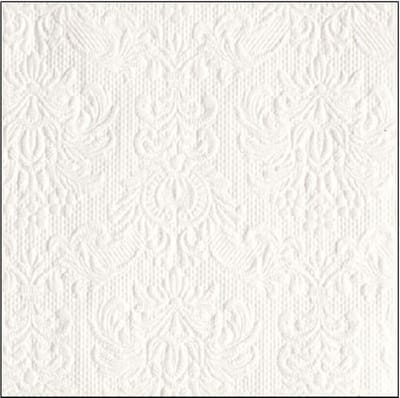 Ambiente - Papieren Servetten 25 Elegance White - FSC Mix - 12.5x12.5 cm