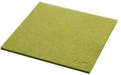 Daff Onderzetter - Vilt - Vierkant - 20 x 20 cm - Moss mel. - Grijs