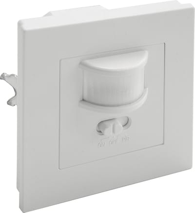 PIR Bewegingsmelder / Motion Sensor Tweedraads - Inbouw - Wand - Wit