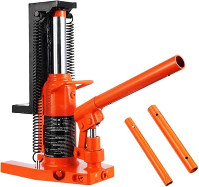 Schaarkrik voor Hydraulische teenkrik 2,5 Teenteenkrikken 5 ton Hefcapaciteit aan de bovenkant Machinekrik 0,8-5,3 inch Teenhoogte 8,9-13,4 bovenkant Schaarkrik autokrik(2.5T)