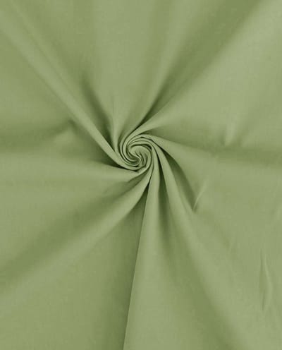 Poplin Katoen Uni Stof per Meter – Licht Leger Groen – Glad & Stevig – 100% Katoen – Voor Kleding & Decoratie