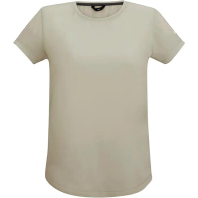Mindo dames T-shirt met korte mouwen en anti-insectenprint van mesh