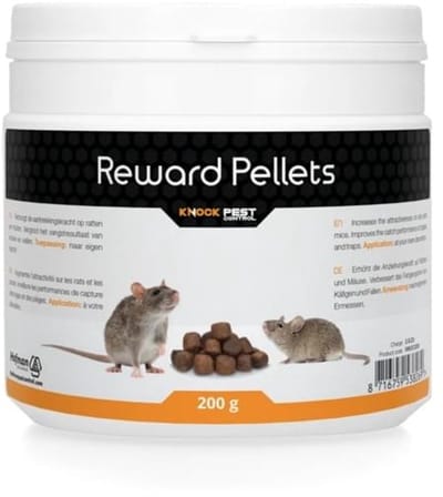 Knock Off Traktatie Pellets Muizen & Ratten Lokmiddel 200 gr - Effectief rattenlokaas - Met gratis cheatsheet