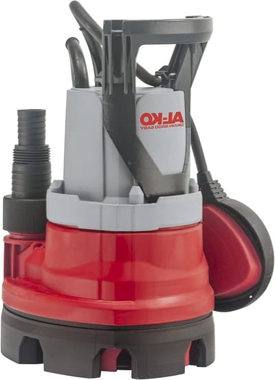 Vuilwater Dompelpomp - Afvalwater Pomp - Water Verwijderen - Verstelbare Vlotterschakelaar - 8500 L/U - Rood Grijs Zwart