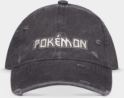 Pokémon - Distressed Snapback Pet - Grijs