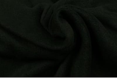 Fleece stof - Zwart - 10 meter