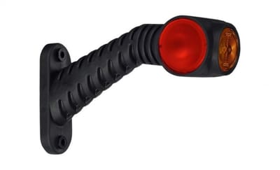 led breedtelamp rechts 170mm 4x led - aanhanger zijlamp - zijlicht - breedtelicht