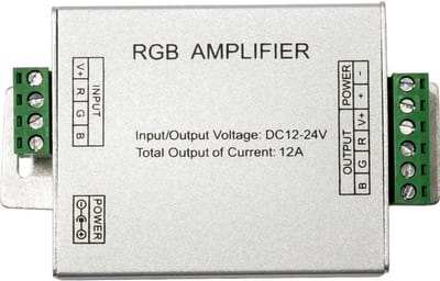 RGB Signaalversterker 12V/24V - Verleng je LED Strip tot 12A/288W