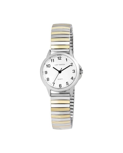 JUST WATCH Herenhorloge van roestvrij staal Angelique met roestvrijstalen band, 3 ATM, mineraalglas