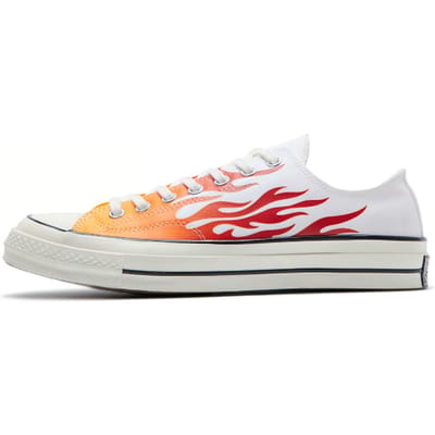Chuck 70 Converse Basse 'Flames' 165029C 35 white