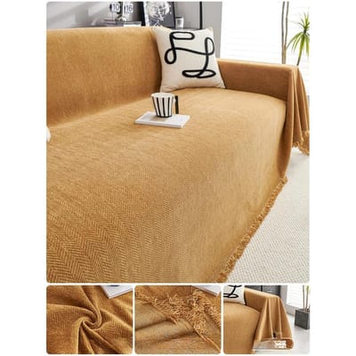Nieuwe Waterdichte Anti Kattenkrab Leer Bank Meubelhoes Crème Bankhoes Textiel Handdoek Vier Seizoenen Hoes Universele Totale Hoes 180x130cm-71x51inch