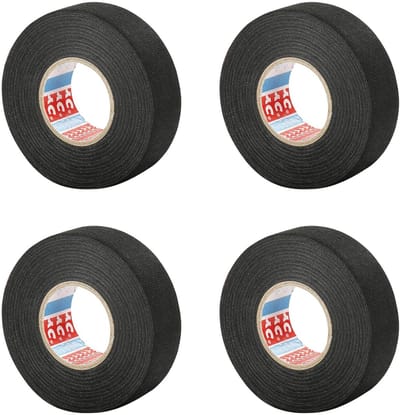 4 stuks 19 mm x 15 m autoweefseltape - kabelboom weefselband voor elektricien