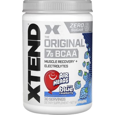 XTEND, BCAA Originaux 7G, Airhead Délicieux Framboise Bleue, 15 oz (423 g)