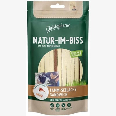 Allco Christopherus Snack Lam & Koolvis Sandwich 12x70g - Lam & Koolvis