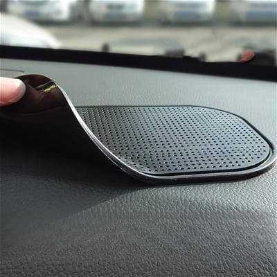 Siliconen Antislip Telefoonhouder voor Auto - Plakpad met Gatontwerp, Past op de Meeste Smartphones