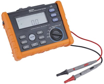 Digitale Isolatieweerstandstester met Analoog Display tot 1000V - Multifunctionele Spanningstester en Multimeter