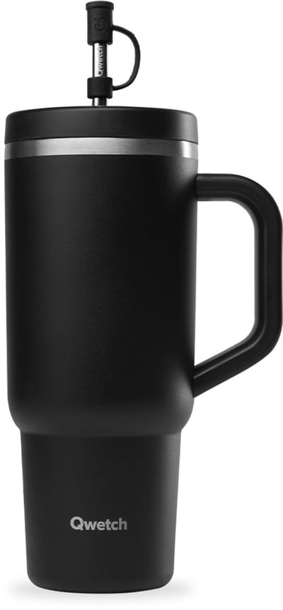 Qwetch Travel Cup Geïsoleerd - Matt Zwart