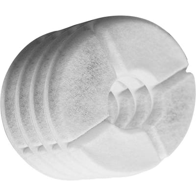 Filtres de Fontaine à Eau de Rechange Coton Premium Charbon Actif Filtre à Eau pour Animaux de Compagnie,Lot de 4 gray