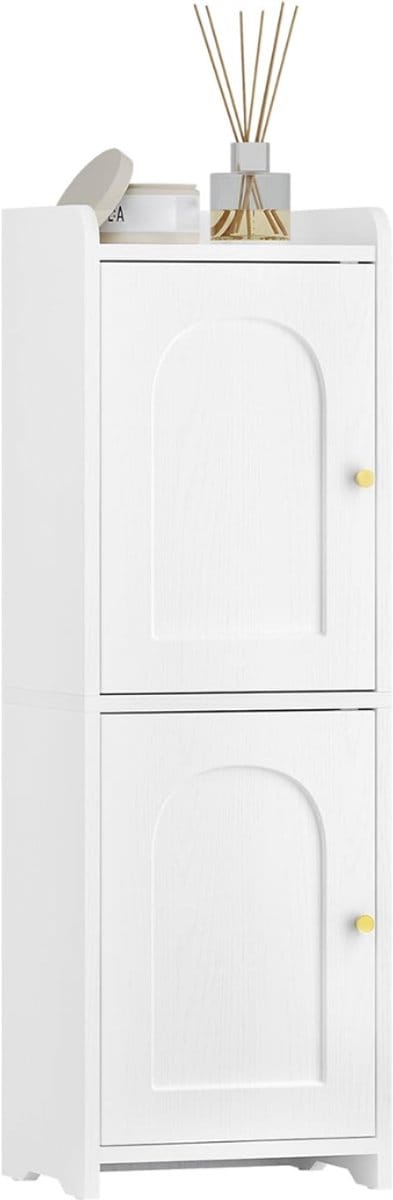 HEZIVO® Kastje Badkamer - Opbergkast Badkamer - Wastafelmeubel - Badkamermeubel - Wit