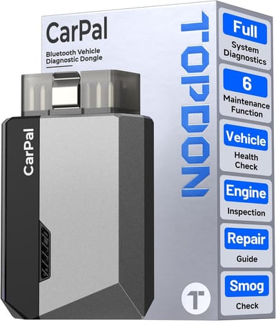 Universale OBD2-scanner voor voertuigdiagnose - Draadloze bluetooth-diagnosetool met motor-inspectie en reparatiehandleiding