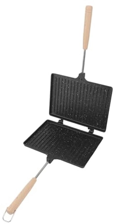 Panini Press Sandwich Maker voor Thuisgebruik - Multifunctionele Toaster voor Ontbijt en Snacks