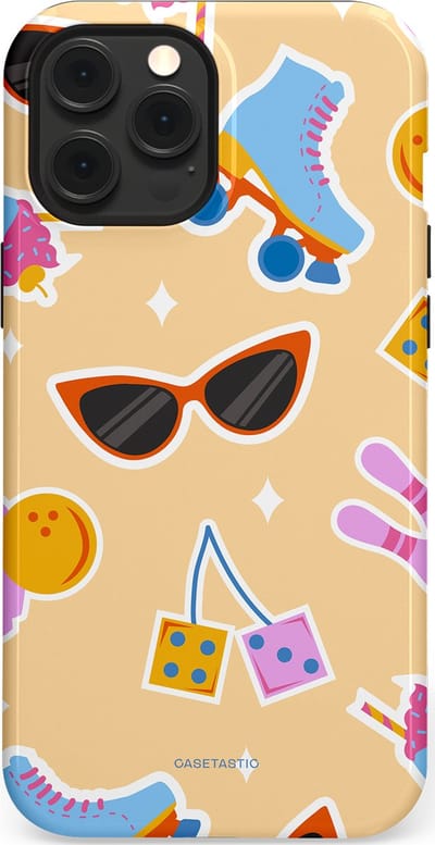 Casetastic Hoesje Geschikt voor Apple iPhone 12 Pro Max Magsafe - Stijlvolle Beschermende Duo-layer Case - Milkshake vibes