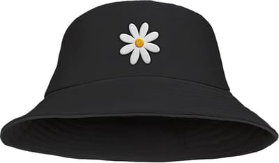 Yucka - Bucket Hat - Vissershoedje - Hoedje - Kinderen - Bloemen - Bloem - 54 cm - blauw