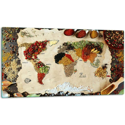 TMK ArtDeko Serie - Snijplank - 52x30 cm - Inductiebestendig - Glas