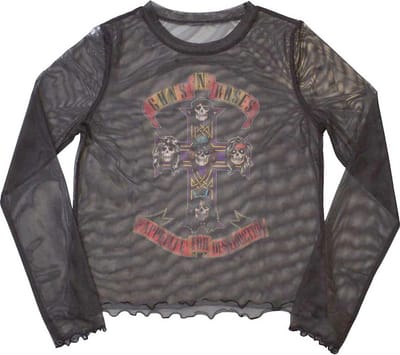 Guns N' Roses - Appetite For Destruction Longsleeve top - S - Zwart