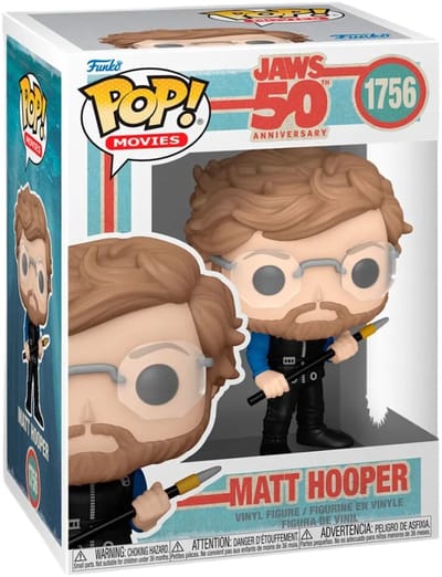 Jaws Matt Hooper vinylfiguur 1756 Funko Pop! standaard PVC Unisex - Fan merch, Film
