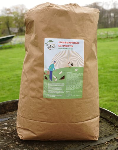 Premium Kippenmix - Compleet Kippenvoer - Bijzonder Gevarieerd & Compleet - Bevat korrels, groente, grit, kruiden, insecten & zaden - 10KG Verpakking