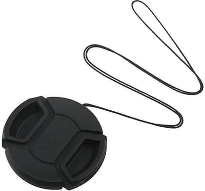 Universele lensdop met riem voor Canon Nikon Sony Pentax spiegelreflexcamera's 58 mm