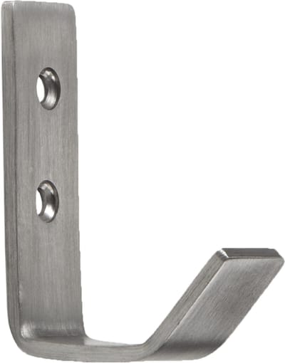 Kapstokhaak ALBA echt roestvrij staal 52 x 20 mm kapstokhaken van SOTECH