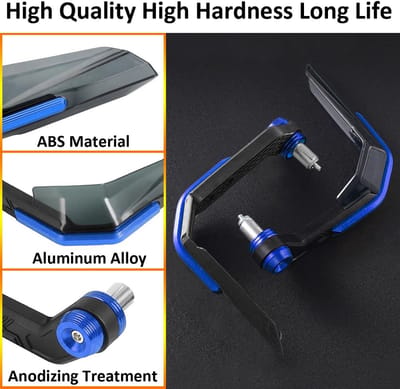 Dailygoods- Handguards Windbescherming - Handbescherming - Rem-/Koppelingbescherming - ABS Kunststof/Aluminium - Schokbestendig - Duurzaam - Motorcycle Grips