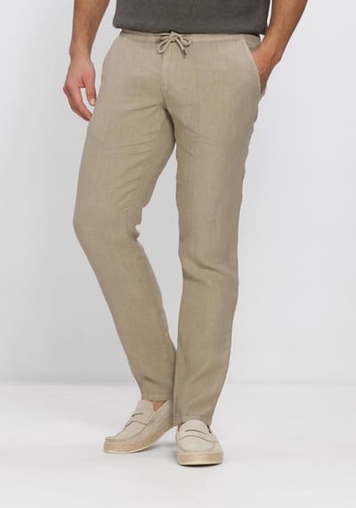 Alberto 6267 1528 House Broeken Heren - Zand - Maat 34/32